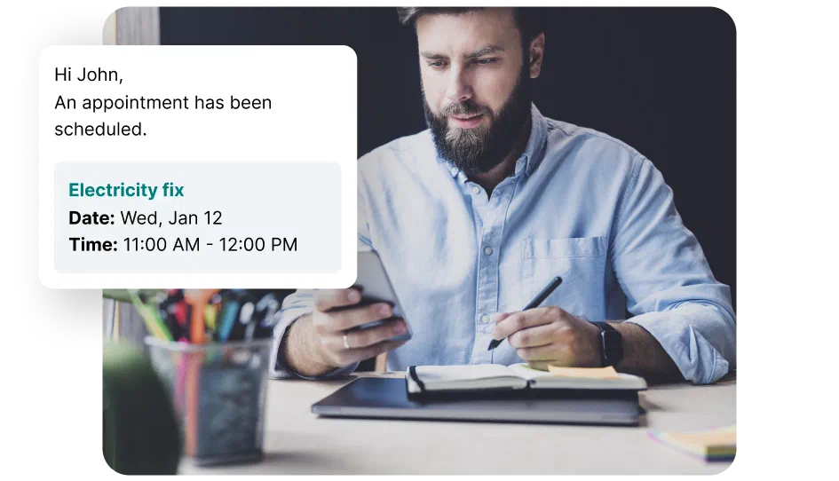 Keep your customers in the loop